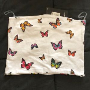 Fashion nova butterfly tube top